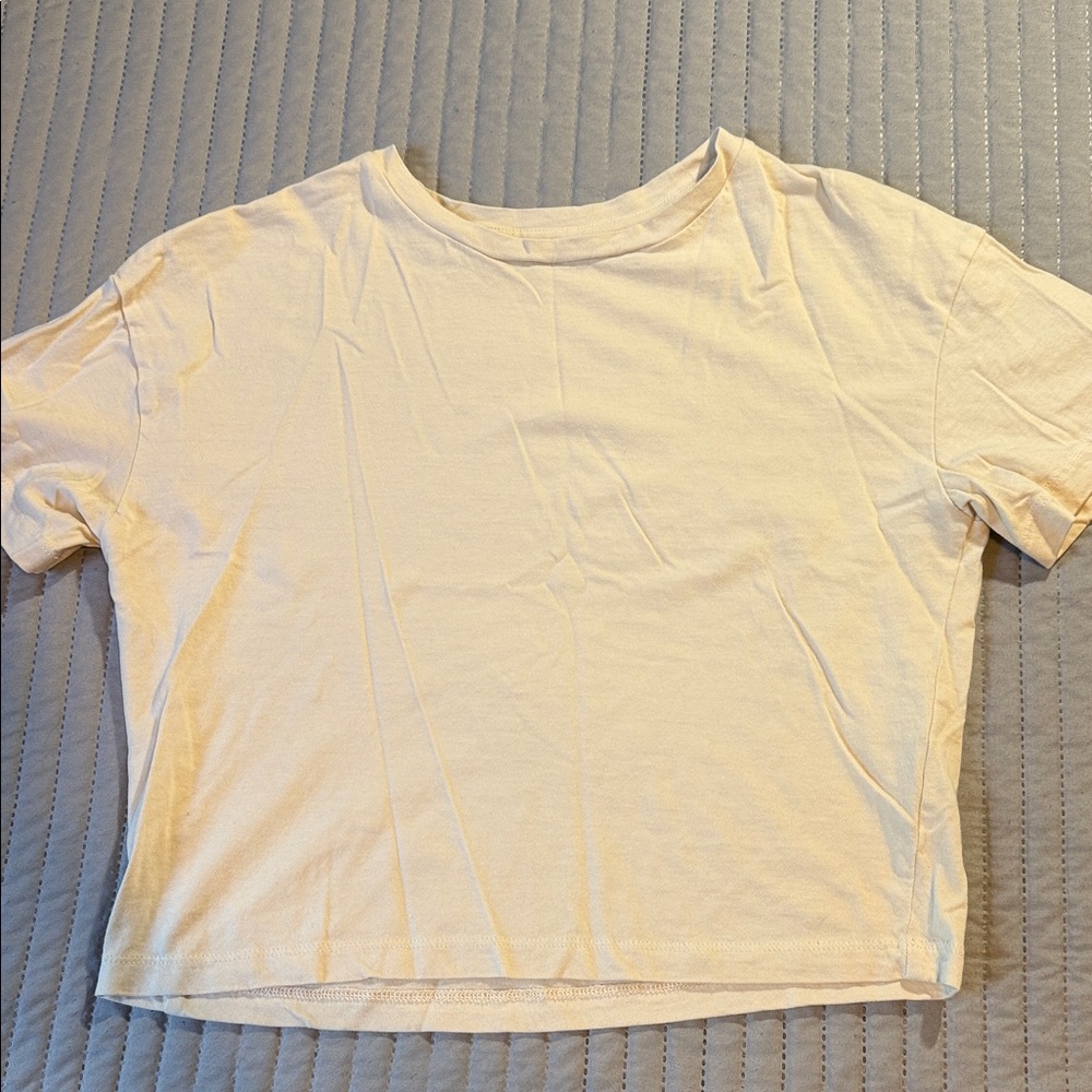 Casual Cream Women's Top